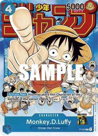 Monkey.D.Luffy (Event Pack Vol. 2) (P-033) - One Piece Promotion Cards Foil - for just $148.57! 