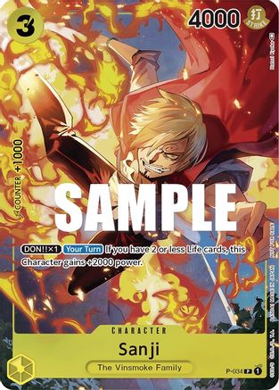 Sanji (Event Pack Vol. 2) (P-034) - One Piece Promotion Cards Foil - for just $3.10! 