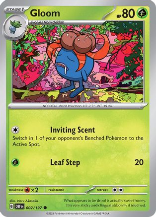 Gloom 002/197 - SV03 Obsidian Flames - for just $0.05! 