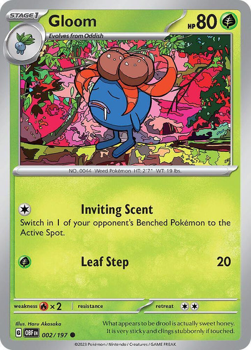 Gloom (002/197) [Scarlet & Violet: Obsidian Flames] - for just $0.10! 