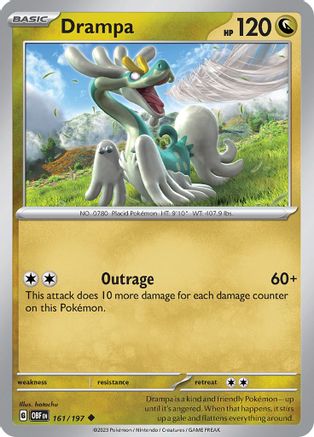 Drampa 161/197 - SV03 Obsidian Flames - for just $0.05! 