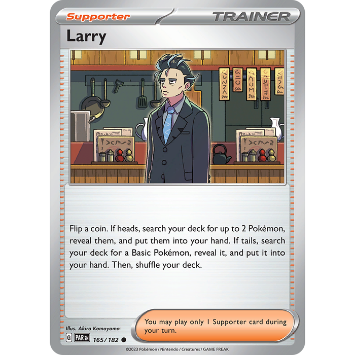 Larry (165/182) [Scarlet & Violet: Paradox Rift] - Just $0.10! Shop now at Retro Gaming of Denver