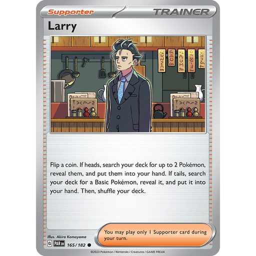 Larry (165/182) [Scarlet & Violet: Paradox Rift] - Just $0.10! Shop now at Retro Gaming of Denver