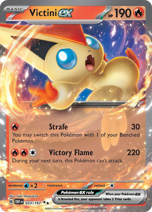 Victini ex (033/197) [Scarlet & Violet: Obsidian Flames] - for just $0.40! 