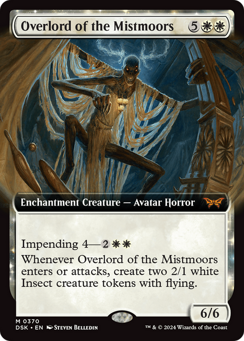 Overlord of the Mistmoors (Extended Art) (DSK-370) - Duskmourn: House of Horror: (Extended Art, enchantment) - for just $1.35! 