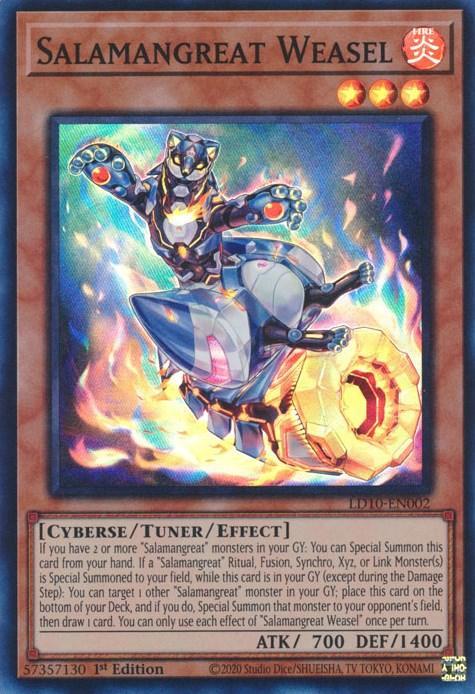 Salamangreat Weasel [LD10-EN002] Super Rare - for just $0.40! 