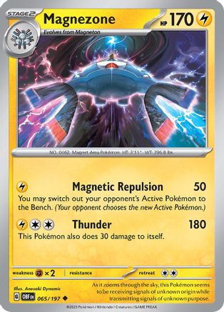 Magnezone 065/197 - SV03 Obsidian Flames - for just $0.05! 
