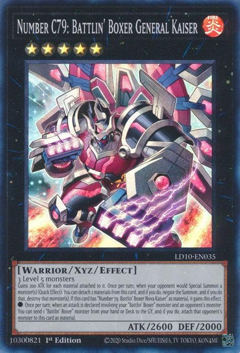 Number C79: Battlin' Boxer General Kaiser [LD10-EN035] Super Rare - for just $0.20! 