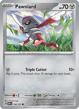 Pawniard 148/197 - SV03 Obsidian Flames - for just $0.04! 