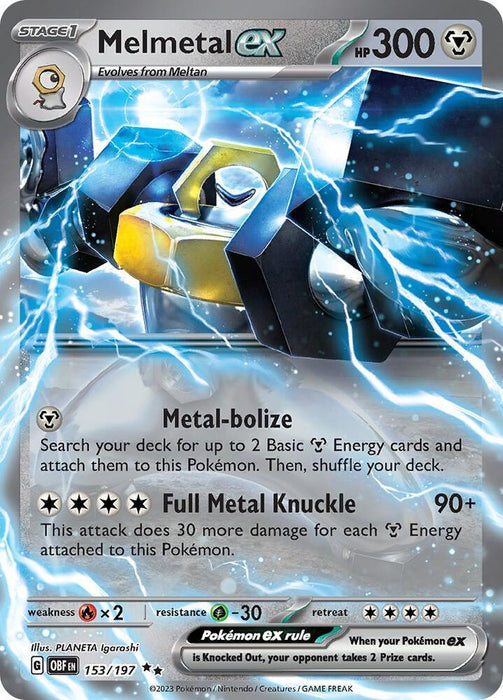 Melmetal ex (153/197) [Scarlet & Violet: Obsidian Flames] - for just $0.40! 