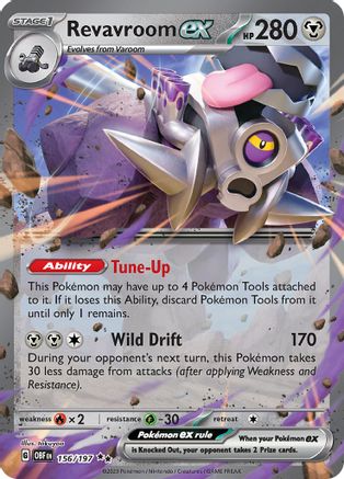 Revavroom ex 156/197 - SV03 Obsidian Flames Holofoil - for just $0.45! 