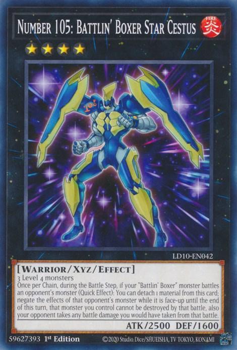 Number 105: Battlin' Boxer Star Cestus [LD10-EN042] Common - for just $0.10! 