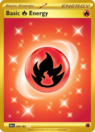 Basic Fire Energy 230/197 - SV03 Obsidian Flames Holofoil - for just $2.52! 