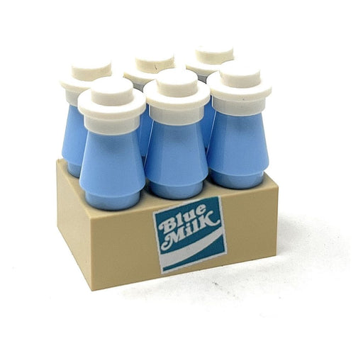 6-Pack of Blue Milk for minifigs, made from LEGO bricks - Premium  - Just $4.99! Shop now at Retro Gaming of Denver