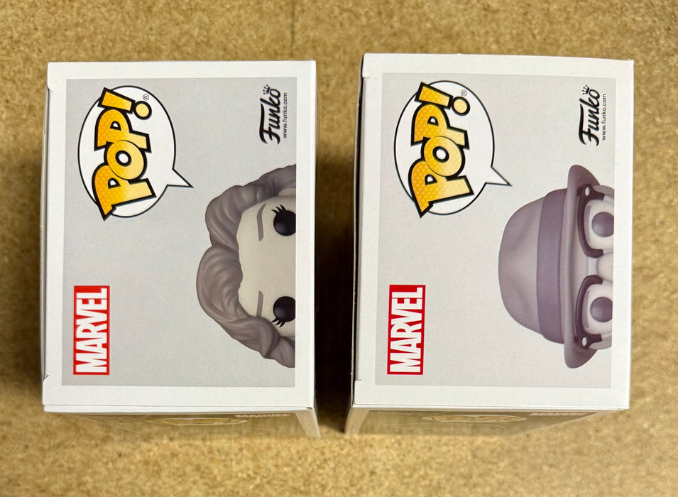 Funko Pop! Marvel 50’s (B&W) Wanda & Vision WandaVision 2021 Disney Set Of 2 - for just $25! 