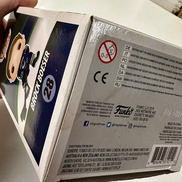 Brock Boeser Signed NHL Hockey Vancouver Canucks Funko Pop! #28 With JSA COA - for just $130! 