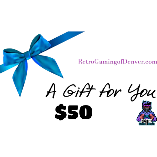 Retro Gaming of Denver Digital Gift Cards - Just $40! Shop at the Best Retro Game Store Retro Gaming of Denver