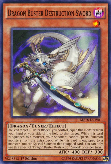 Dragon Buster Destruction Sword [MP16-EN190] Common - for just $0.15! 