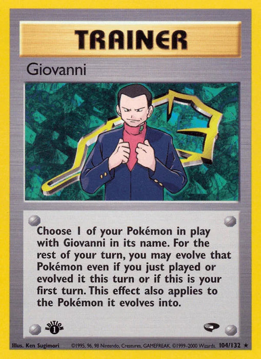 Giovanni (104/132) [Gym Challenge 1st Edition] - for just $3.20! 