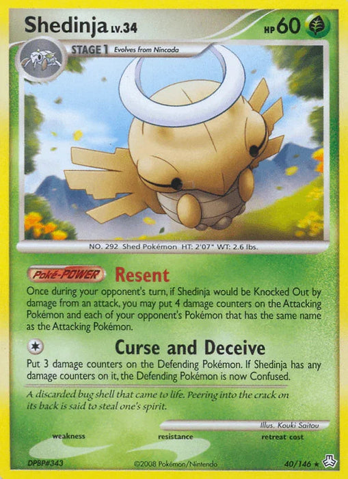 Shedinja (40/146) [Diamond & Pearl: Legends Awakened] - for just $1.20! 
