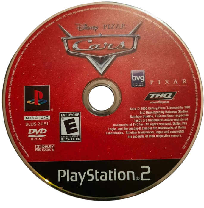 Disney Pixar's Cars – PlayStation 2 (PS2) - for just $0! 