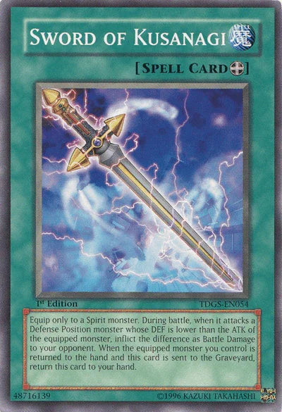 Sword of Kusanagi [TDGS-EN054] Common - for just $0.10! 