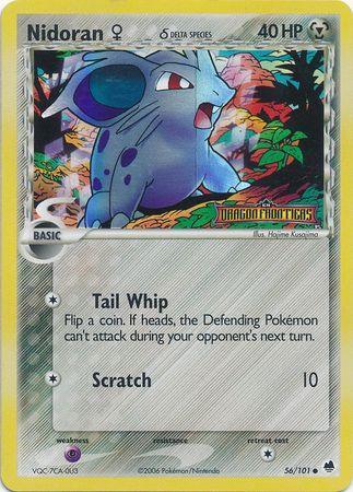 Nidoran (56/101) (Female) (Delta Species) (Stamped) [EX: Dragon Frontiers] - for just $4! 