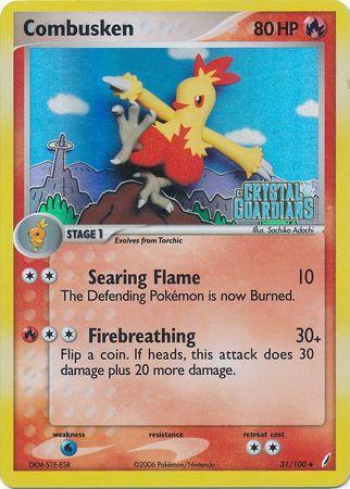 Combusken (31/100) (Stamped) [EX: Crystal Guardians] - for just $10.65! 