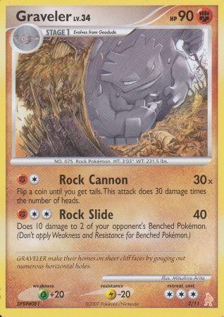 Graveler (2/11) [Diamond & Pearl: Trainer Kit - Lucario] - for just $0.50! 