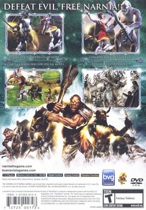 The Chronicles of Narnia: The Lion, the Witch and the Wardrobe – PlayStation 2 (PS2) - for just $0! 