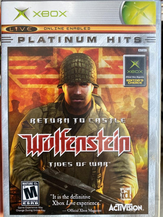 Return to Castle Wolfenstein: Tides of War [Platinum Hits] – Xbox (XBOX) - for just $6.99! 