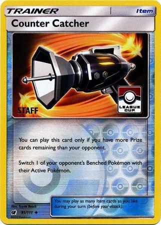 Counter Catcher (91/111) (League Promo Staff) [Sun & Moon: Crimson Invasion] - for just $11.40! 