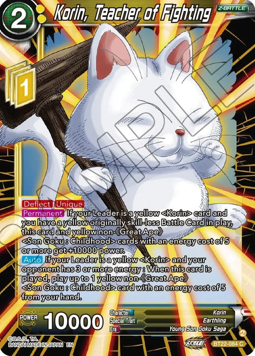 Korin, Teacher of Fighting (Bt22-084) [Critical Blow] - for just $0.10! 