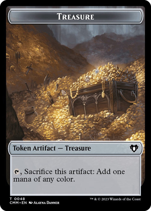 Treasure // Construct (0042) Double-Sided Token [Commander Masters Tokens] - Just $0.20! Shop now at Retro Gaming of Denver