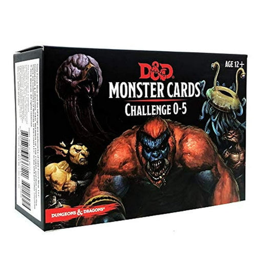 D&D: Monster Cards - Challenge 0-5 - for just $24.99! 