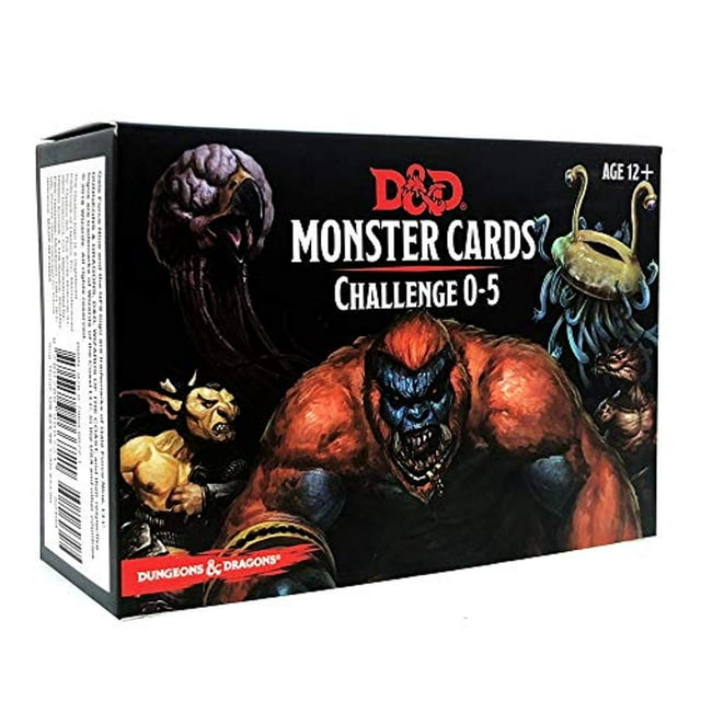 D&D: Monster Cards - Challenge 0-5 - for just $24.99! 