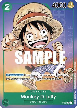 Monkey.D.Luffy (Gen Con 2023) (P-037) - One Piece Promotion Cards Foil - for just $55.02! 