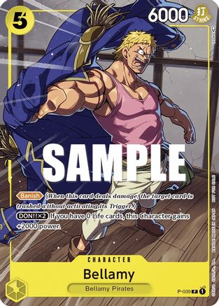 Bellamy (Pirates Party Vol. 4) (P-039) - One Piece Promotion Cards - for just $0.50! 