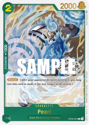 Pearl (Store Championship Participation Pack Vol. 2) (OP03-031) - One Piece Promotion Cards Foil - for just $1.70! 