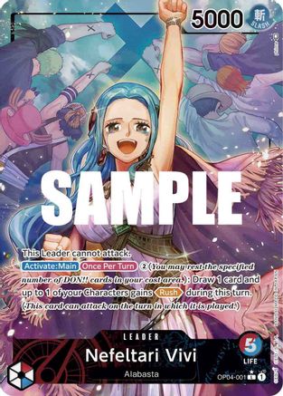 Nefeltari Vivi (001) (Alternate Art) (OP04-001) - Kingdoms of Intrigue Foil - for just $45.23! 
