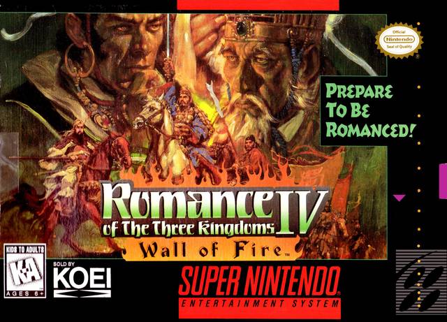 Romance of the Three Kingdoms IV Wall of Fire (Super Nintendo) - for just $0! 