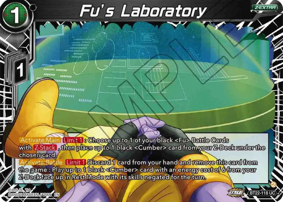Fu's Laboratory (BT22-118) [Critical Blow] - for just $0.10! 