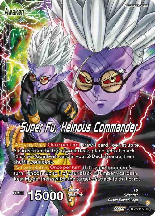 Fu // Super Fu, Heinous Commander (BT22-115) [Critical Blow] - for just $0.10! 