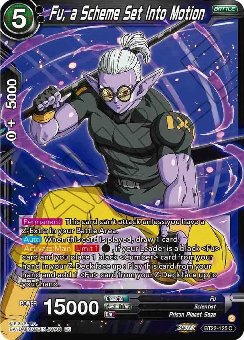 Fu, a Scheme Set Into Motion (BT22-125) [Critical Blow] - for just $0.10! 