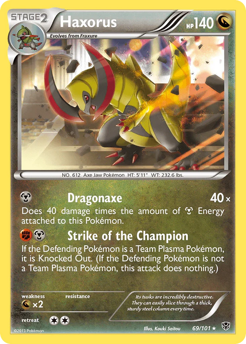 Haxorus (69/101) [Black & White: Plasma Blast] - for just $0.60! 