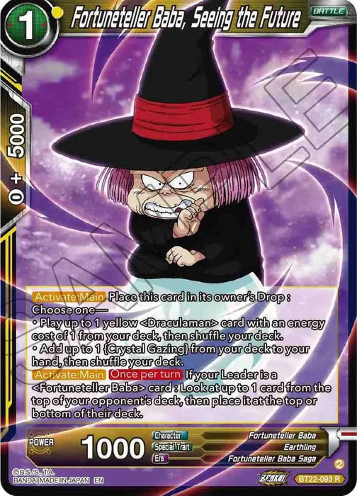 Fortuneteller Baba, Seeing the Future (BT22-093) [Critical Blow] - for just $0.10! 
