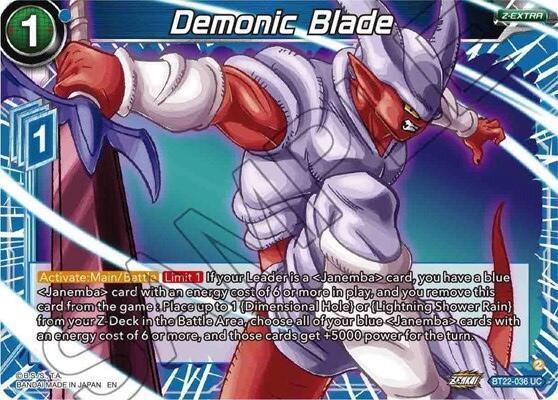 Demonic Blade (BT22-036) [Critical Blow] - for just $0.10! 
