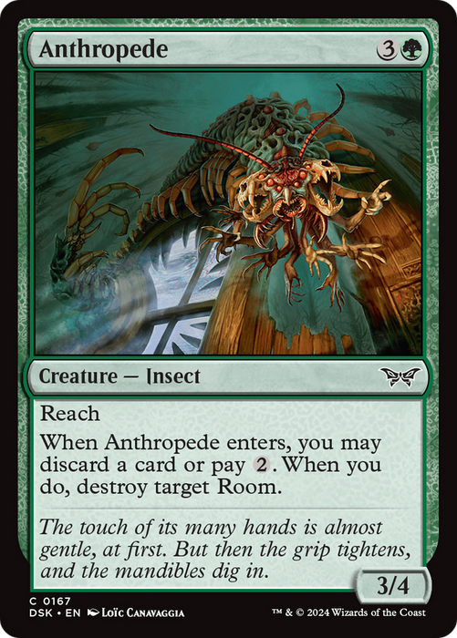 Anthropede (DSK-167) - Duskmourn: House of Horror Foil - for just $0.01! 