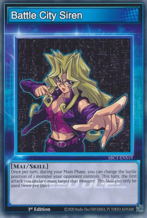 Battle City Siren [SBC1-ENS19] Common - for just $0.10! 
