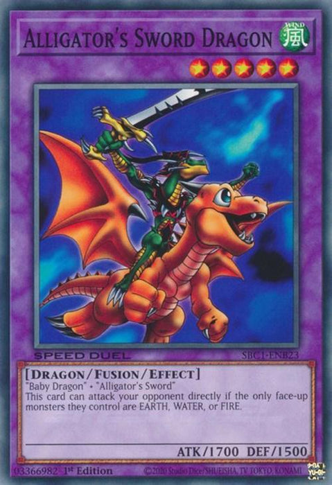 Alligator's Sword Dragon [SBC1-ENB23] Common - for just $0.10! 